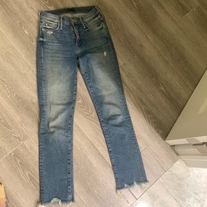 MOTHER jeans the rascal ankle chew